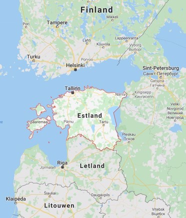 Estland op de kaart - Google Maps