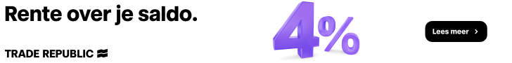 Trade Republic 4% spaarrente aanbod met lees meer knop.