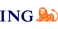 ING-logo met oranje leeuw.