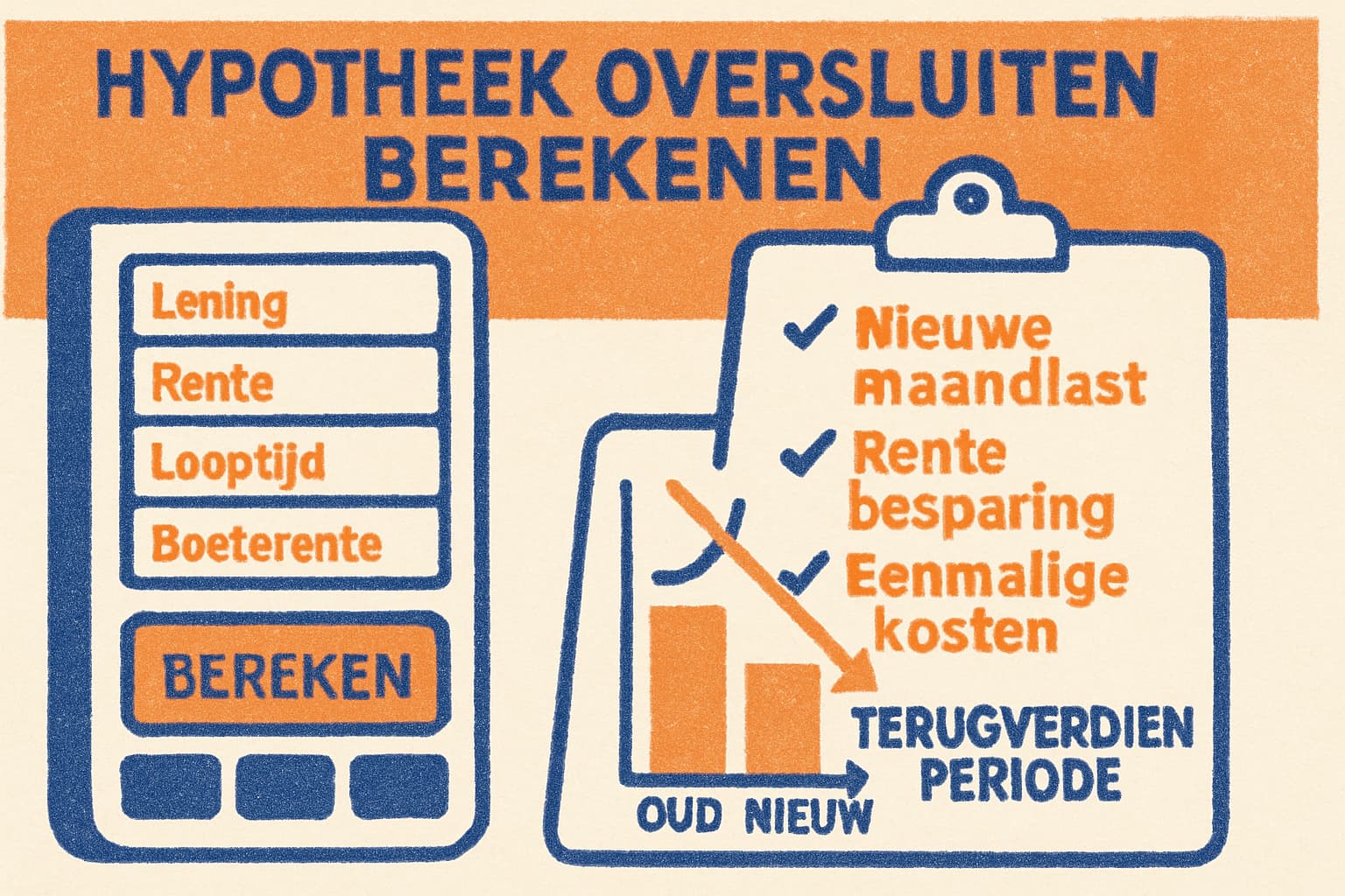 hypotheek oversluiten berekenen