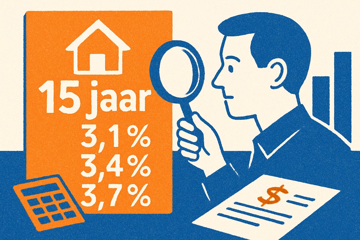 rente hypotheek 15 jaar vast