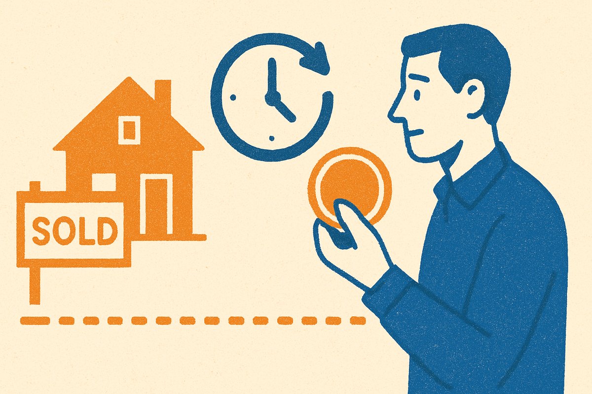 huis verkocht tot wanneer hypotheek betalen