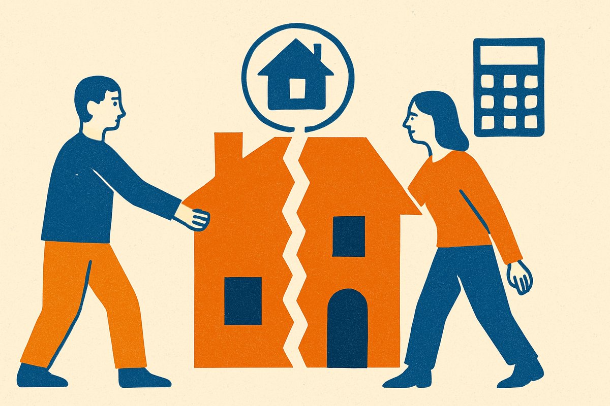 hypotheek splitsen bij scheiding