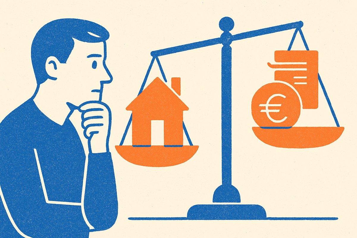 hoeveel minder hypotheek door lening