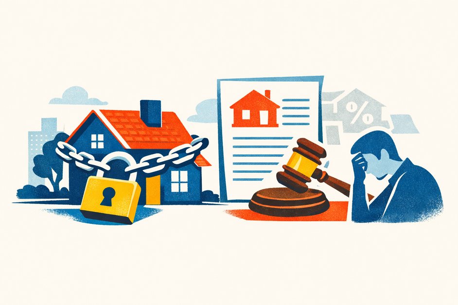 beslag leggen op huis met hypotheek