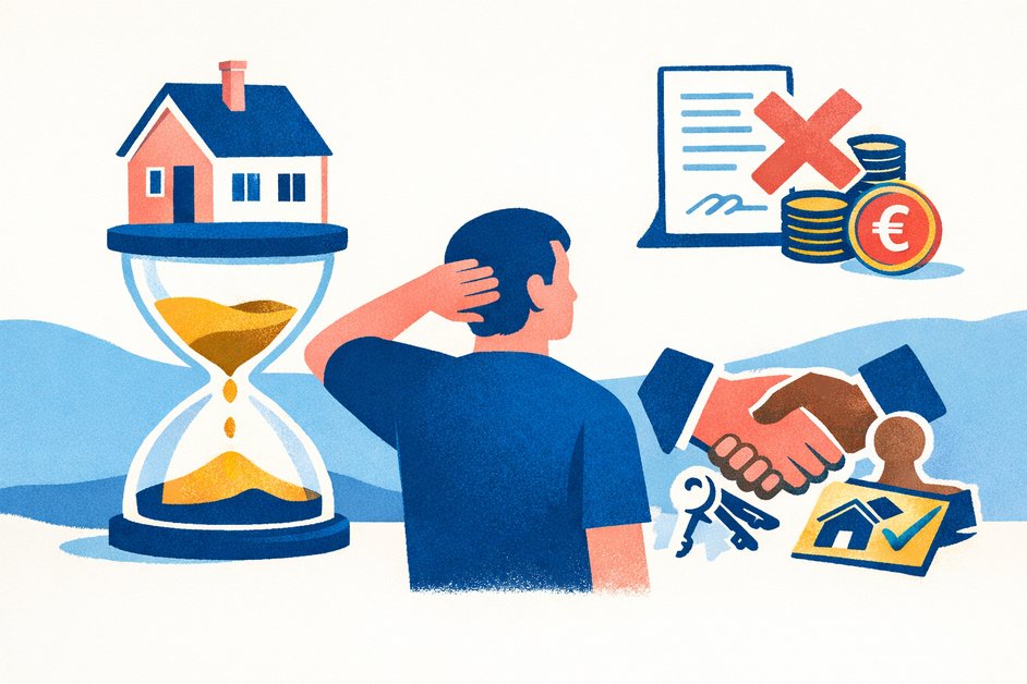 ontbindende voorwaarden verlopen hypotheek nog niet rond