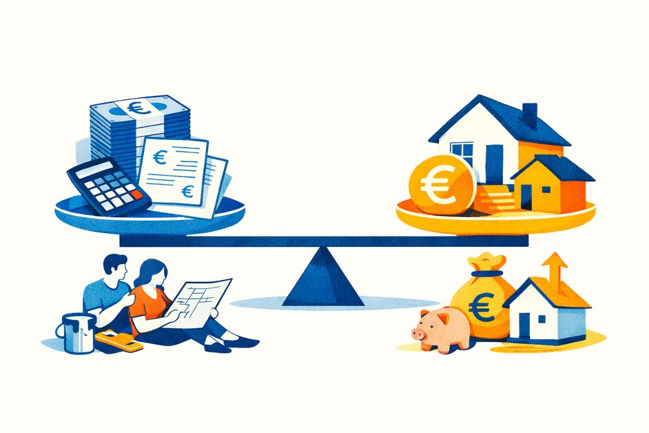 persoonlijke lening of hypotheek voor verbouwing