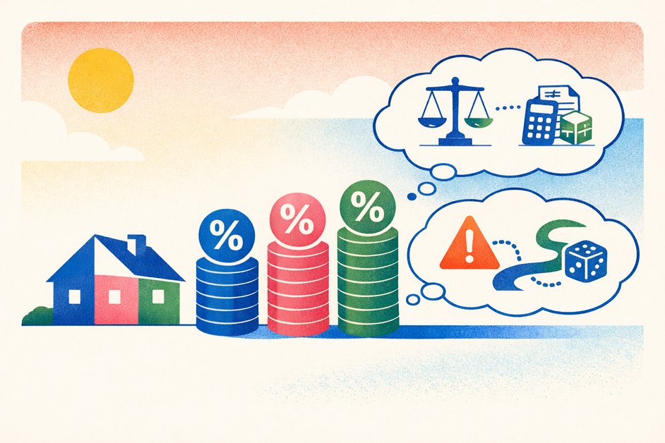 waarom meerdere leningdelen hypotheek